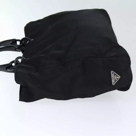 PRADA Hand Bag Nylon Black Auth ep4308 - Picture 4 of 16